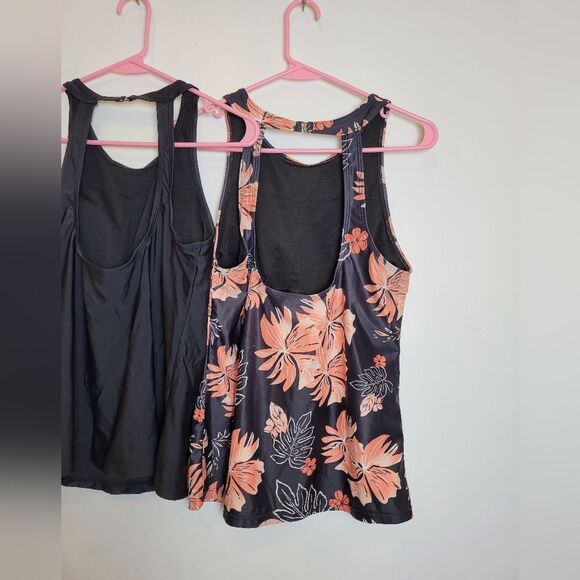 Bundle of Scuba Tank Top Beach Bikini Tops Floral Tropical Swimming Pool Medium - Picture 9 of 11